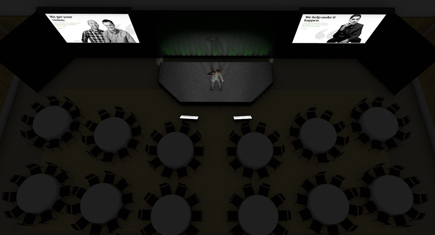 Event Design & CAD Renderings by Sound Level Events