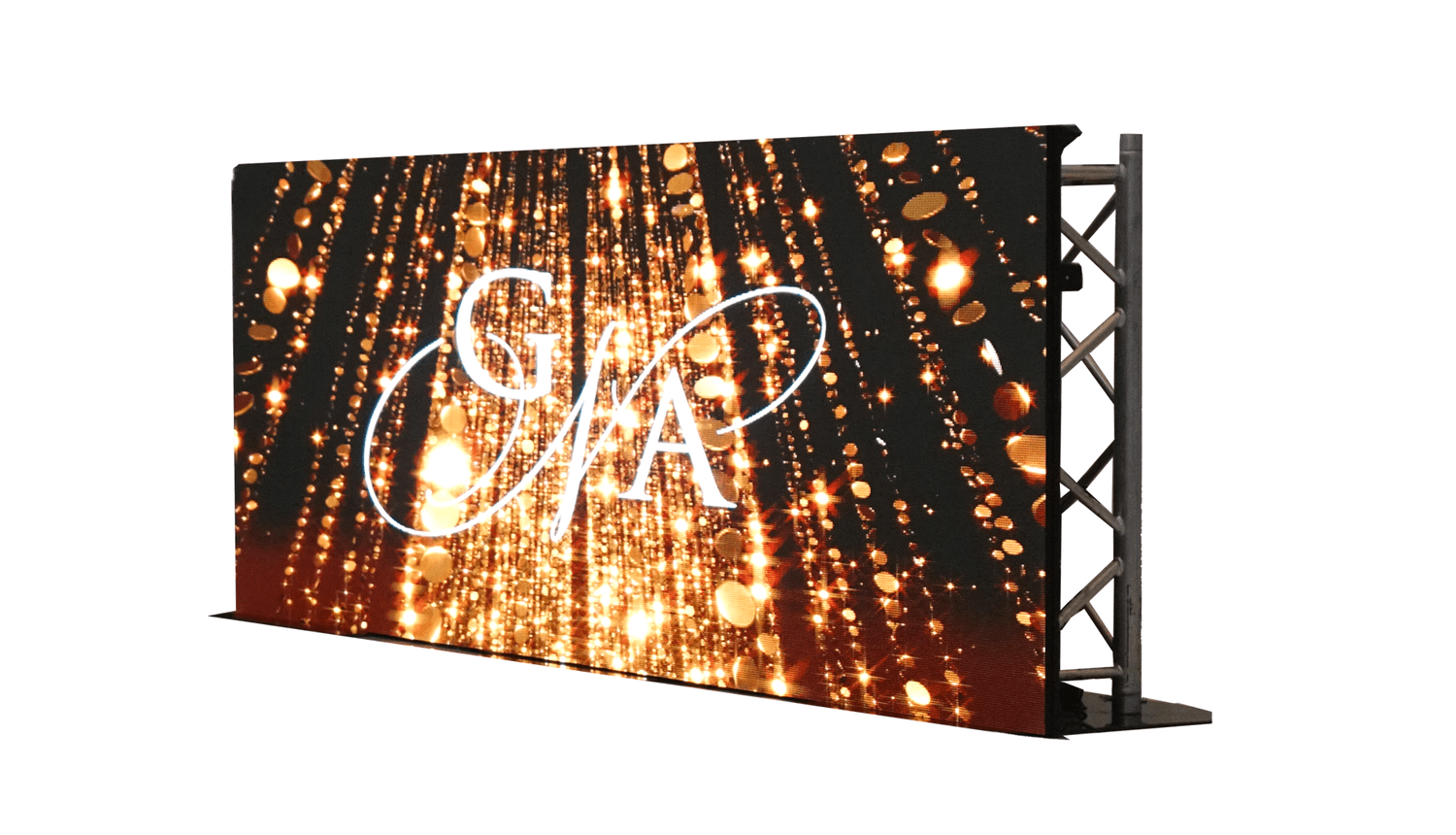 LED Video Wall Facade Booth, DJ Equipment rental by Sound Level Events