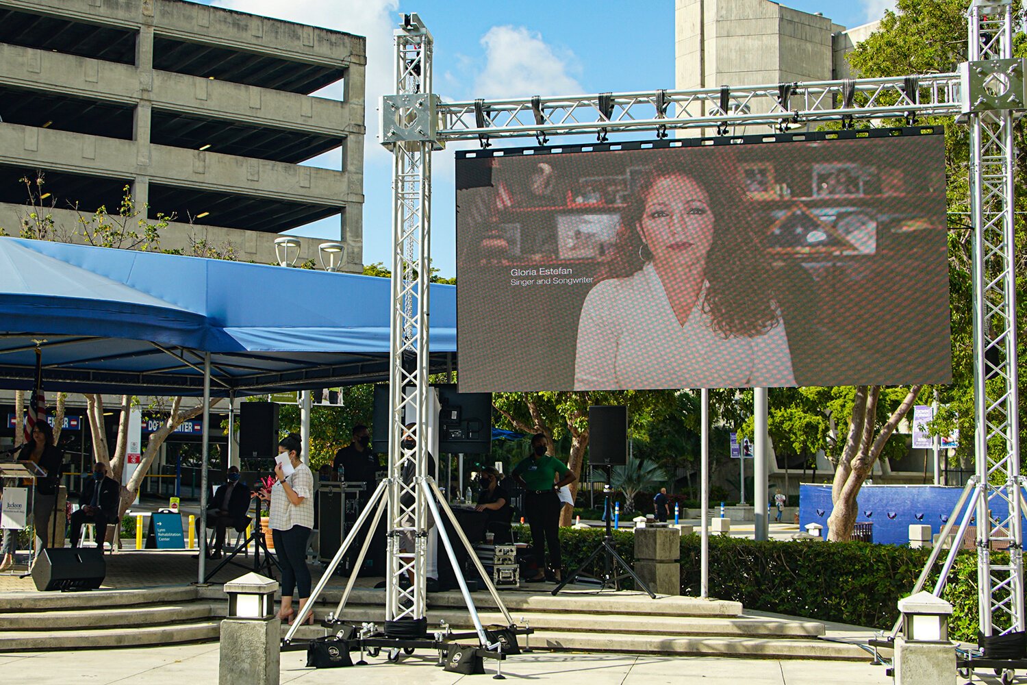 Outdoor LED Video Wall Displays, Experiential Marketing rental by Sound Level Events