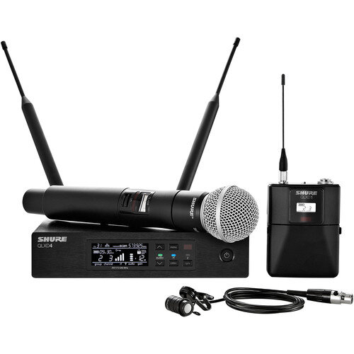 Shure QLXD124/85 Digital Wireless Combo, Microphones rental by Sound Level Events