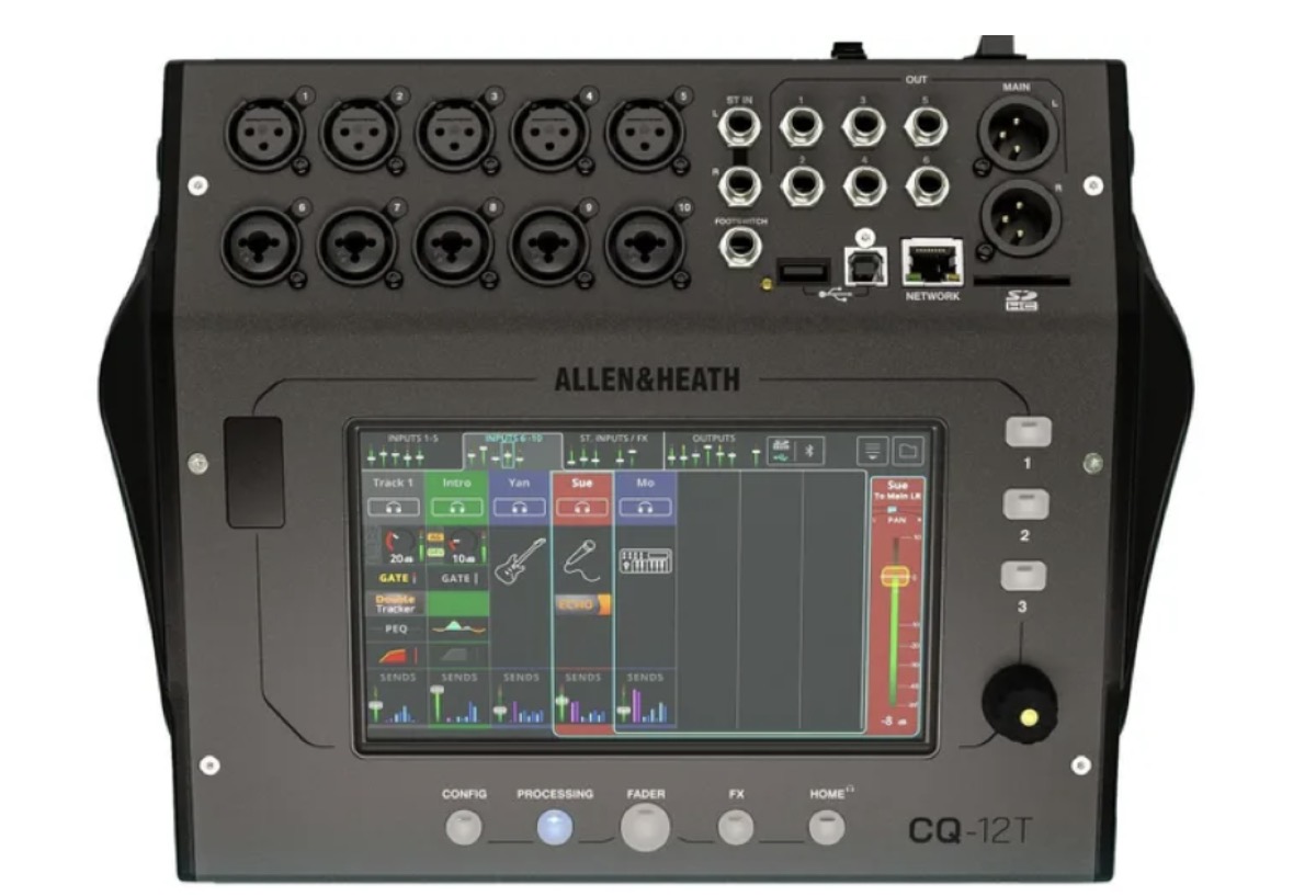Allen & Heath CQ12T, Mixing Consoles rental by Sound Level Events