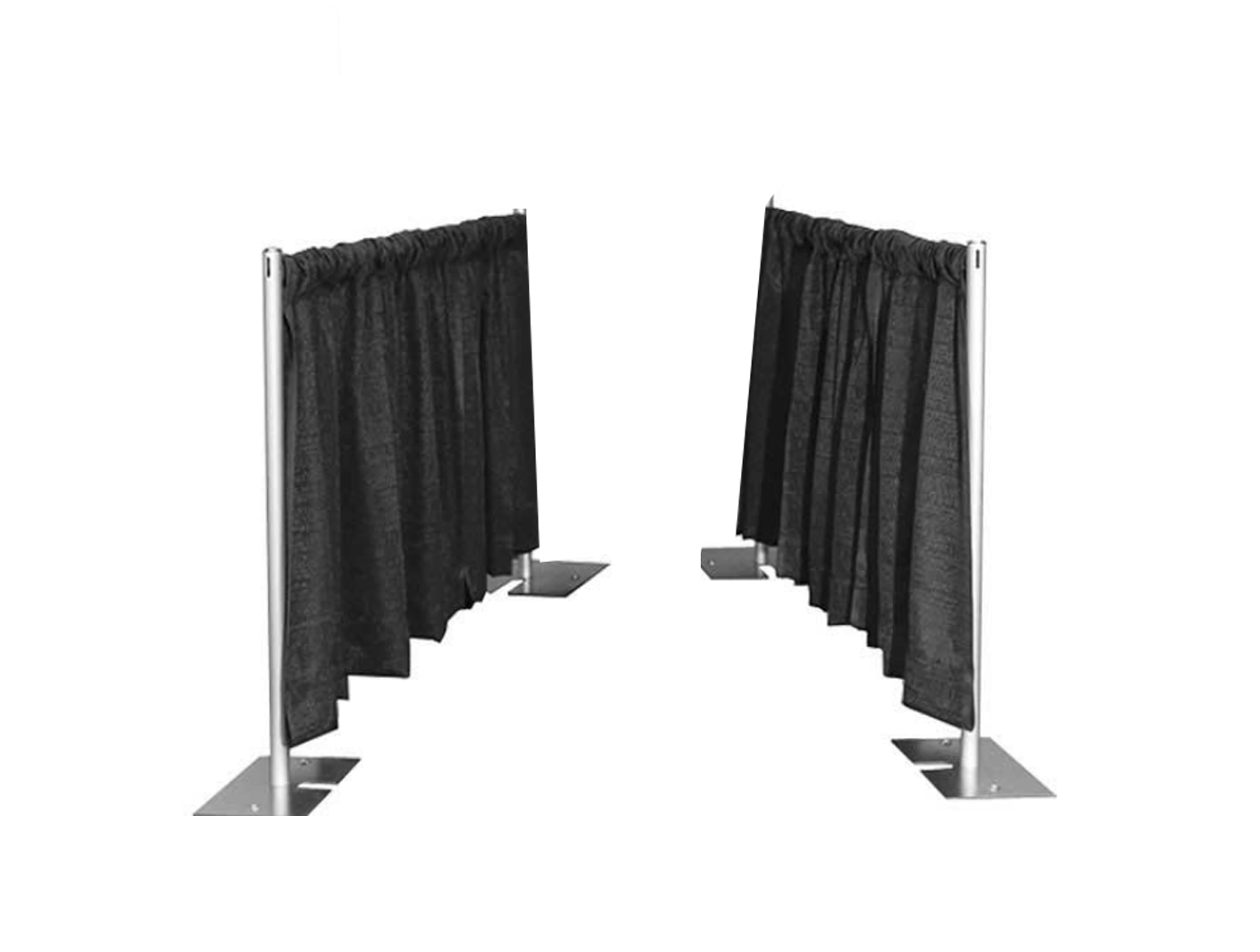 Tech Booth Drape Kit, Pipe & Drape rental by Sound Level Events