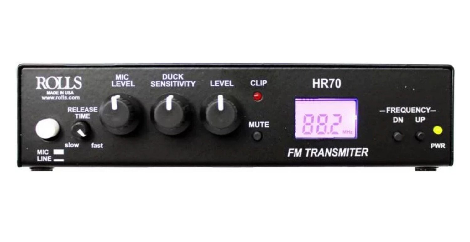 Rolls HR70 FM Broadcast Transmitter, Video & LED Walls rental by Sound Level Events