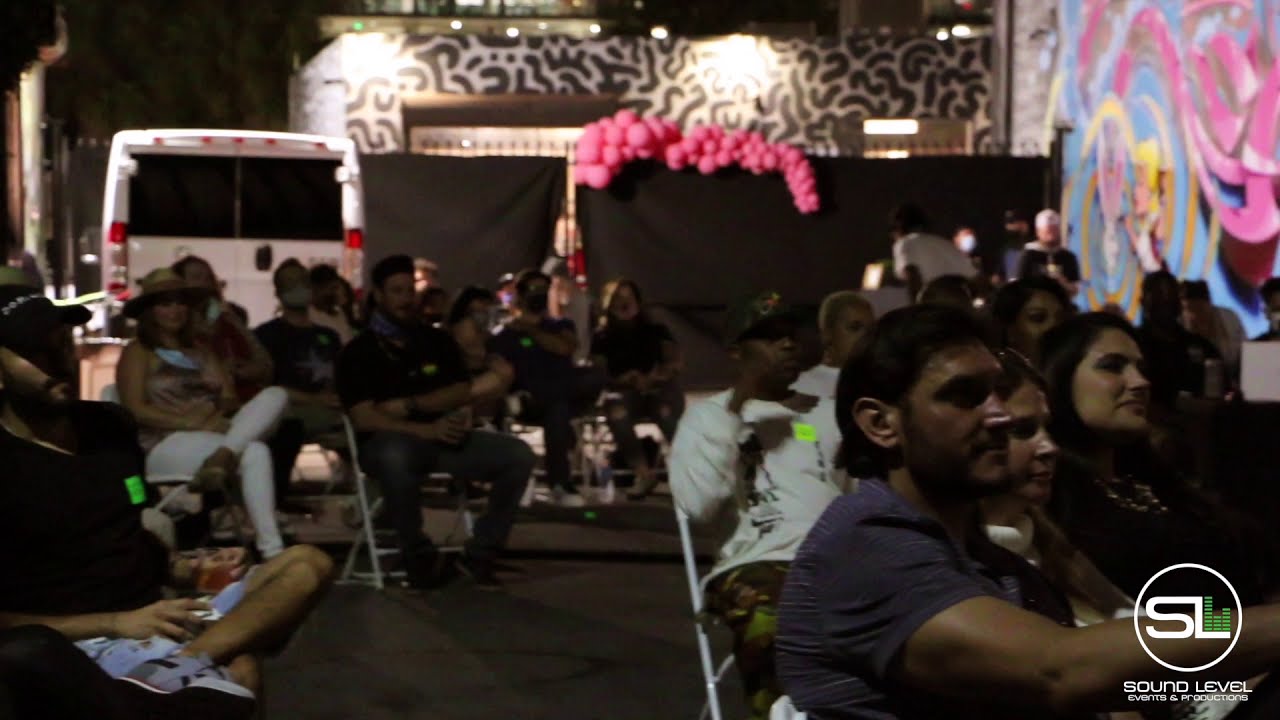 Crowd at a Sound Level Events outdoor production